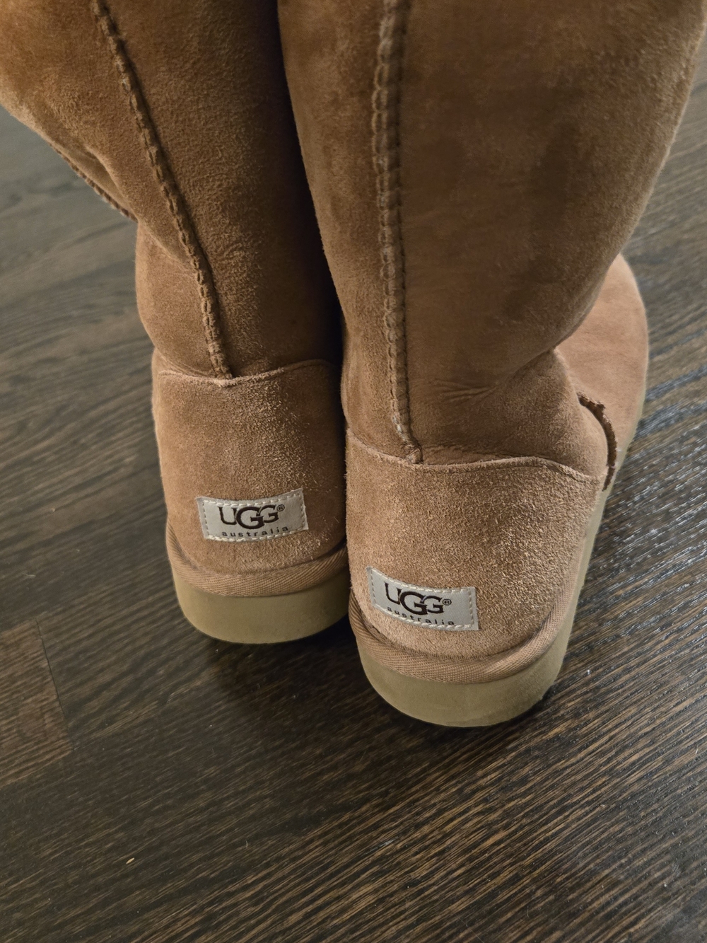 UGG Chestnut Brown Suede Classic Tall Boots